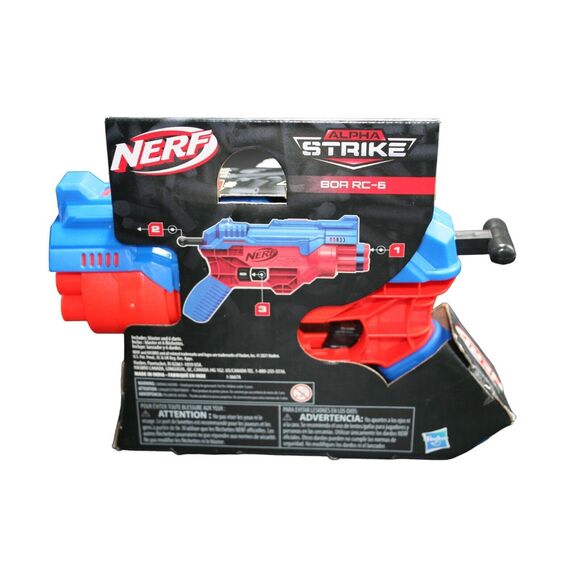 NEW Nerf‎ Gun Alpha Strike BOA RC-6 Hasbro NIB  6 dart rotating drum - Picture 5 of 10